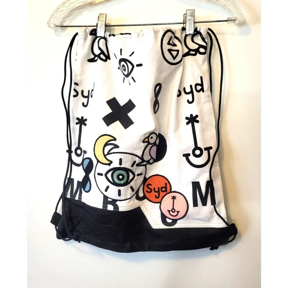 Graphic SYD Photo/Genics Merch Unisex Streetwear Drawstring Backpack Tote Bag